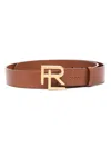 Polo Ralph Lauren Rl Stacked Belt In Braun