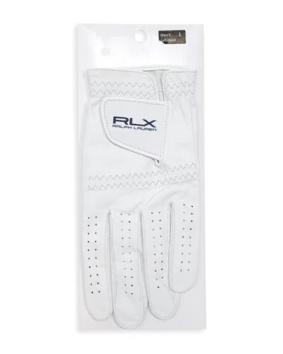 Polo Ralph Lauren Rlx Championship Golf Gloves In White