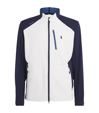 Polo Ralph Lauren Rlx Ralph Lauren Colour-block Packable Jacket In Blue