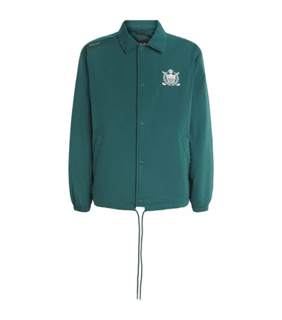 Polo Ralph Lauren Rlx Ralph Lauren Logo Print Windbreaker Jacket In Green