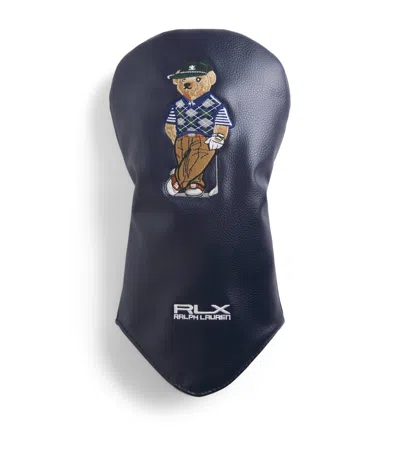 Polo Ralph Lauren Rlx Ralph Lauren Polo Bear Driver Golf Cover In Blue