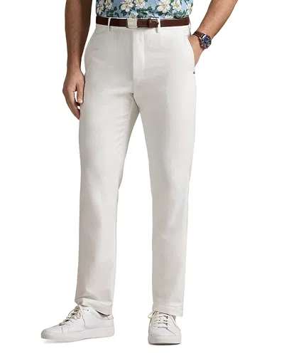 Polo Ralph Lauren Rlx Tailored Fit Performance Twill Pants In White