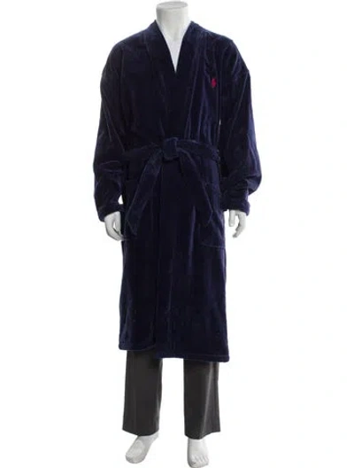 Pre-owned Polo Ralph Lauren Robe W/ Tags In Blue
