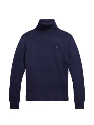 Polo Ralph Lauren Long Sleeve Turtle Neck Pullover In Multi