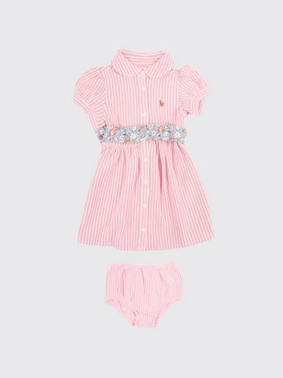 Polo Ralph Lauren Babies'  Romper Kids In Pink