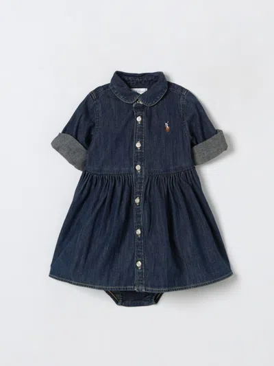 Polo Ralph Lauren Babies' Strampler  Kinder Farbe Denim