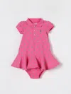 Polo Ralph Lauren Romper  Kids Color Fuchsia In Fuchsia