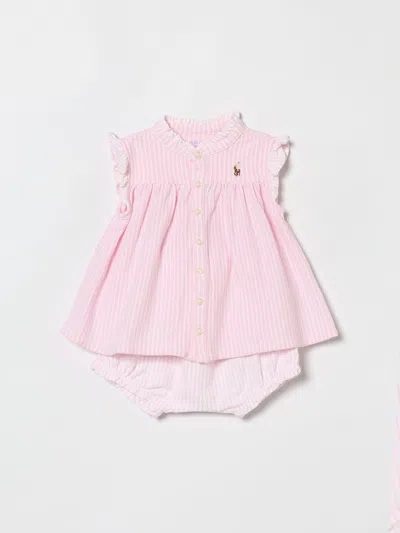 Polo Ralph Lauren Babies' Romper Kids  In Pink