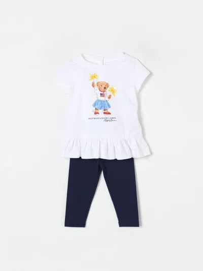Polo Ralph Lauren Babies' Strampler  Kinder Farbe Weiss