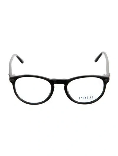 Pre-owned Polo Ralph Lauren Round Eyeglasses In Blue