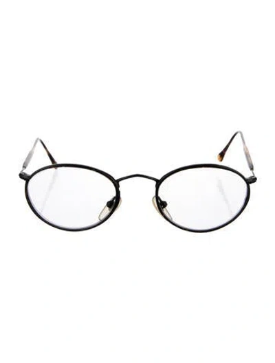 Pre-owned Polo Ralph Lauren Round Eyeglasses In Brown