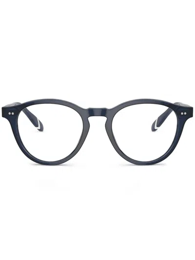 Polo Ralph Lauren Round-frame Glasses In 蓝色