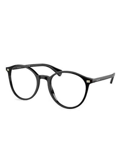 Polo Ralph Lauren Round-frame Glasses In Black