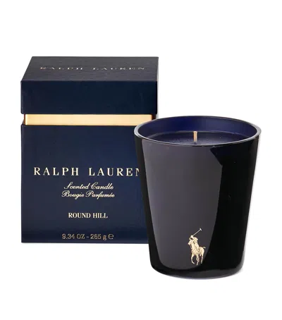 Polo Ralph Lauren Round Hill Candle In Navy