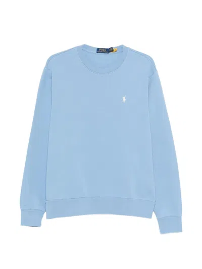 Polo Ralph Lauren Round Neck Classic Sweatshirt In Blue