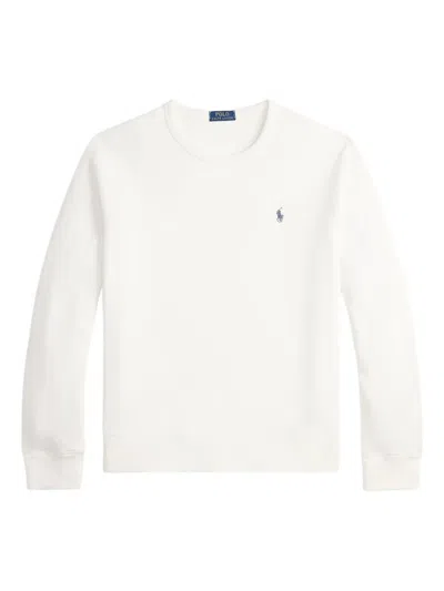 Polo Ralph Lauren Round Neck Classic Sweatshirt In White