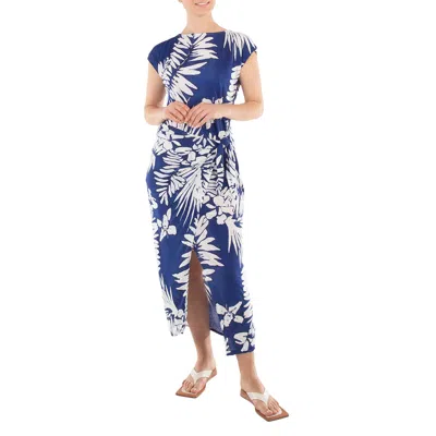 Polo Ralph Lauren Round Neck Short Sleeves Maxi Dress