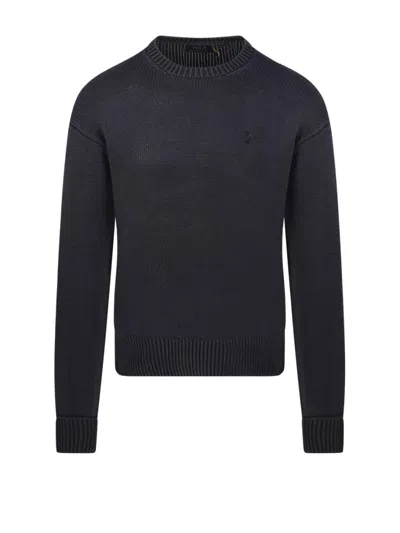 Polo Ralph Lauren Round Neck Sweater In Black