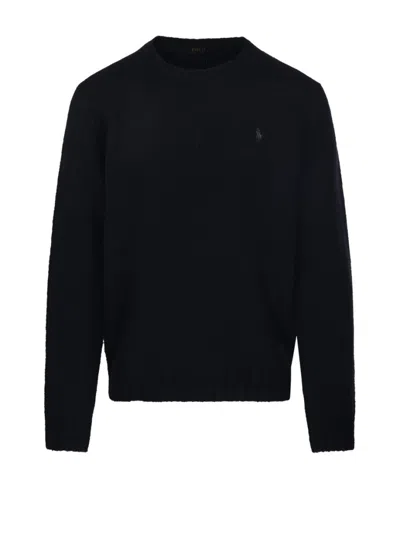 Polo Ralph Lauren Round Neck Sweater In Black