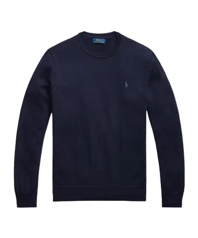 POLO RALPH LAUREN POLO RALPH LAUREN LOGO EMBROIDERED CREWNECK JUMPER