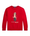 Polo Ralph Lauren Polo Bear Fleece Sweatshirt In Red