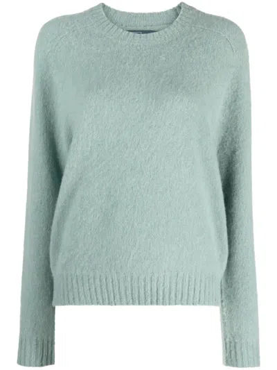 Polo Ralph Lauren Round-neck Wool Jumper In Grey