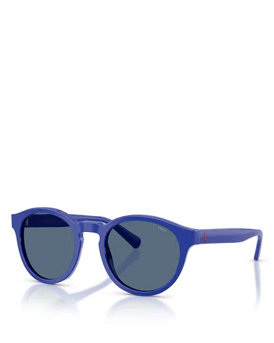 Polo Ralph Lauren Round Sunglasses, 51mm In Blue