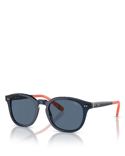 Polo Ralph Lauren Round Sunglasses, 52mm In Black