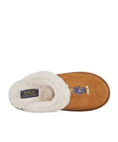 Polo Ralph Lauren Round-toe Flat Sandals In Multi