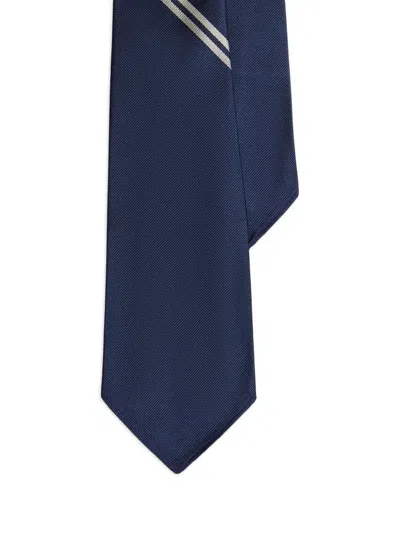 Polo Ralph Lauren Rowing Crest Tie In Blue