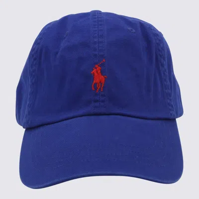 Polo Ralph Lauren Royal Blue And Red Cotton Baseball Cap In Heritage Royal