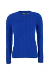 Polo Ralph Lauren Julianna Wool And Cashmere Blend Sweater In Blue