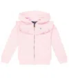 Polo Ralph Lauren Ruched Logo Cotton-blend Hoodie In Pink