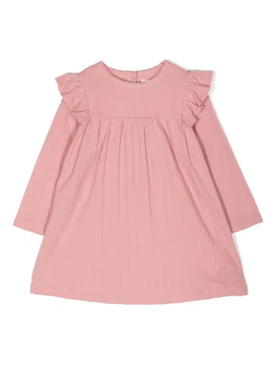 Polo Ralph Lauren Babies' Ruffle Dress Set In Pink