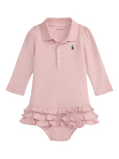 POLO RALPH LAUREN RUFFLED COLLAR POLO DRESS