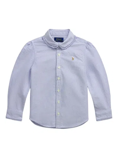 Polo Ralph Lauren Kids' Ruffled Cotton Oxford Shirt
