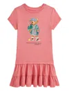 Polo Ralph Lauren Ralph Lauren Polo Bear Tiered Cotton Jersey Dress