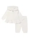 Polo Ralph Lauren Ruffled Tracksuit In White