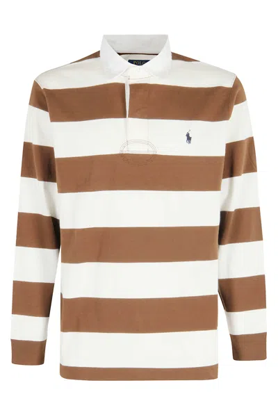 POLO RALPH LAUREN RUGBY LONG SLEEVE KNIT POLO