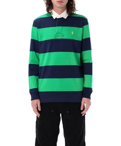 POLO RALPH LAUREN RUGBY LONG SLEEVE POLO SHIRT