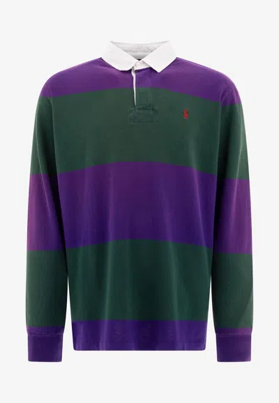POLO RALPH LAUREN RUGBY LONG-SLEEVED POLO T-SHIRT