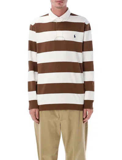 Polo Ralph Lauren Rugby Polo In Brown