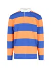 Polo Ralph Lauren Cotton Striped Rugby Shirt In Multi
