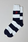 Polo Ralph Lauren Rugby Stripe Crew Sock In White, Men's At Urban Outfitters