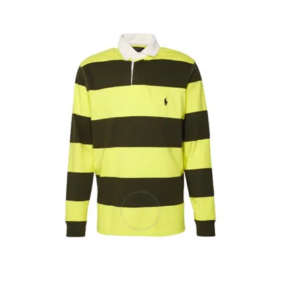 POLO RALPH LAUREN POLO RALPH LAUREN RUGBY STRIPED LONG SLEEVE POLO SHIRT 