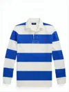 Polo Ralph Lauren Rugby-style Long-sleeve Polo Shirt With Classic Collar In White