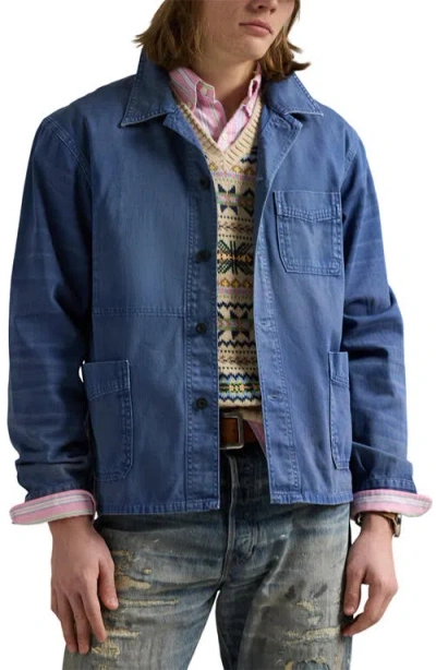 Polo Ralph Lauren Rustic Cotton Twill Jacket In Dewey Place