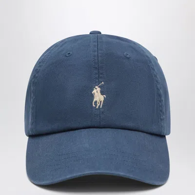 Polo Ralph Lauren Rustic Navy Baseball Cap With Logo In Blue