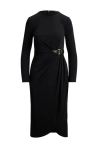 Polo Ralph Lauren Sablise Long Sleeve Day Dress In Black