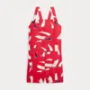 Shop Polo Ralph Lauren Sailboat-print Cotton Canvas Romper In Art Deco Sails